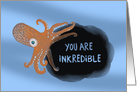 Squid Pun Encouragement card