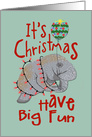 Manatee Christmas card