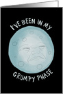 Grumpy Moon Apology card