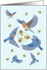 The Birds and the Bees Pregnancy Congratulations card