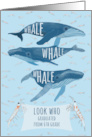 Funny Whale Pun Congratulations on 6th Grade Graduation card