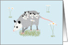 Opossum Mother’s Day card