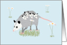 Opossum Mother’s Day from Five Children card