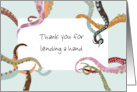 Customizable Octopus Thank You Blank Inside card