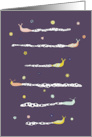 Slugs with Slime Trails Blank card