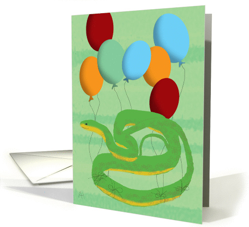 Snake Theme Birthday Party Invitation card (1002049)