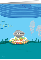 Birthday of Surprises, Clam on Treasures card