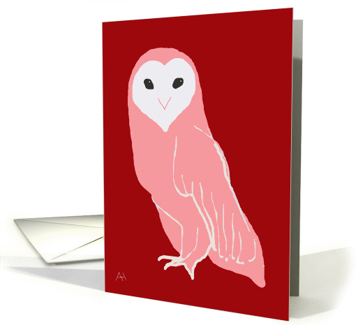 Owl Heart Face Valentine's Party Invitation card (1011377)