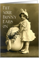 Vintage Girl,Bunny...