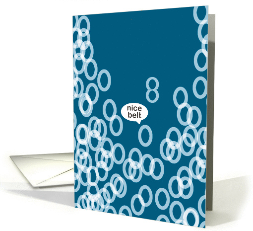 Weight Loss Encouragement card - numbers zero and eight joke card