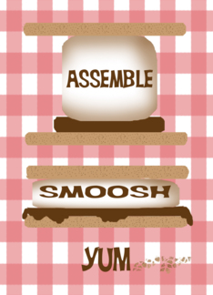 Camping, Camp Out Party Invitation - S'more