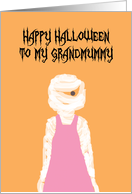 To Grandmummy (Grandmommy) Happy Halloween Card