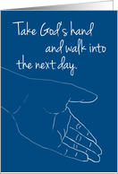 Take God’s Hand - Encouragement Card