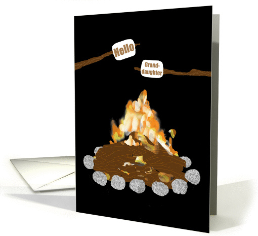 Letter for Granddaughter at Camp - Fire, Marshmallows,... (1098424)