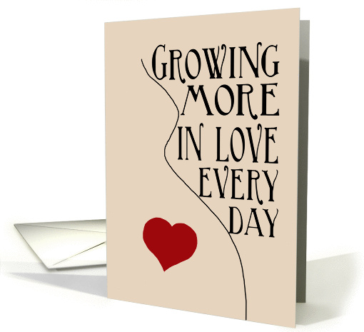 Pregnant Belly with Heart - We're expecting Announcement card