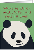 Panda Joke, Fun Christmas Card