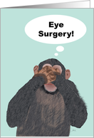 Chimpanzee See No Evil, Eye Surgery, Get Well Card