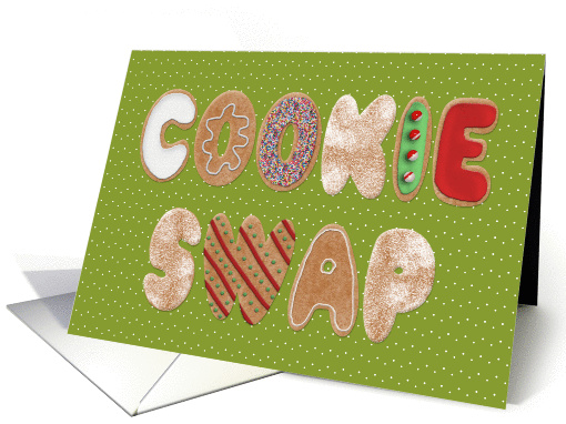 Cookie Swap Christmas Holiday Party Invitation card (1116512)