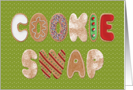 Cookie Swap Christmas Holiday Party Invitation card