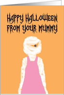 To Daughter From Your Mummy (Mommy) Happy Halloween Card