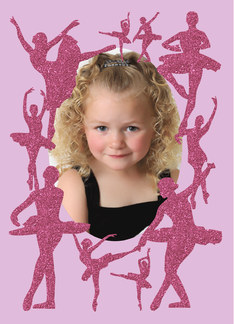 Ballet Birthday card, Custom Photo