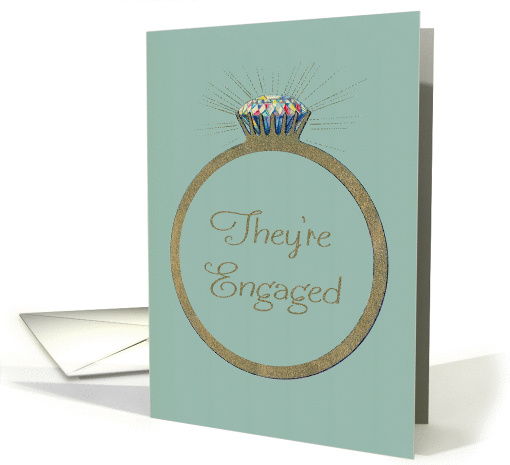Retro Engagement Announcement from Parents of the Groom,... (1220950)