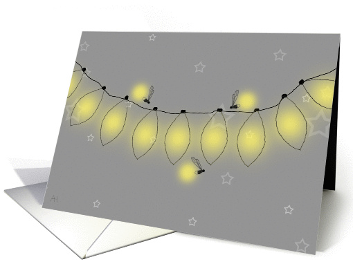 Firefly, Light String Letter from home to Camper card (1304372)