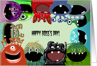 Monster Boss’s Day Greeting Card from Group card