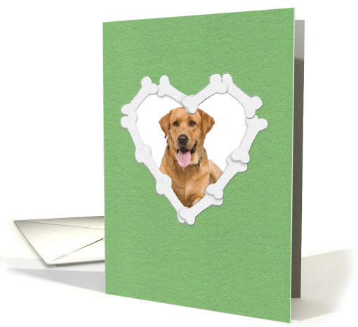 Custom Photo Sympathy Loss of Dog Card, Heart Shaped... (1326480)