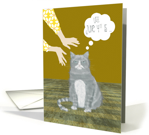 Birthday on National Hug a Cat Day card (1383296)