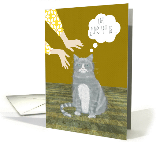 Anniversary on National Hug a Cat Day card (1383300)