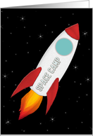 Letter from Home to Space Camp card