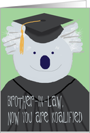 Graduation Congratulations for Brother-in-Law, Funny Koala Bear Card