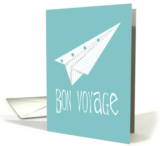 Paper Airplane, Bon Voyage card (1392154)