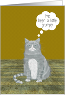 Grumpy Cat Apology Card