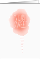 Cotton Candy For Your Sweetie card