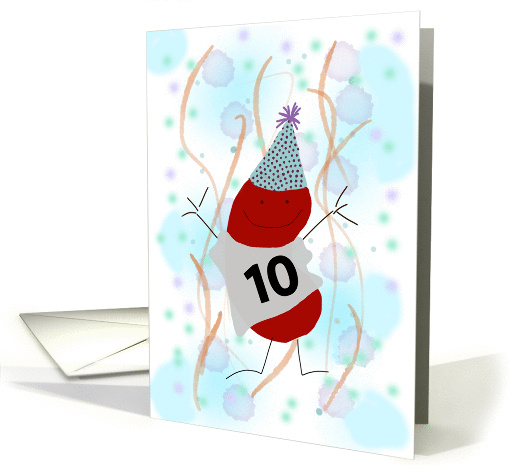 Kidney Transplant 10th Anniversary card (1412608)