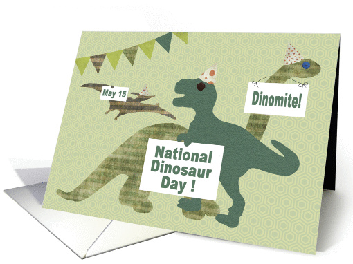 Anniversary on Dinosaur Day, May 15 card (1431118)