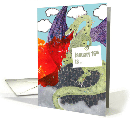 Appreciate a Dragon Day, January 16 card (1431190)