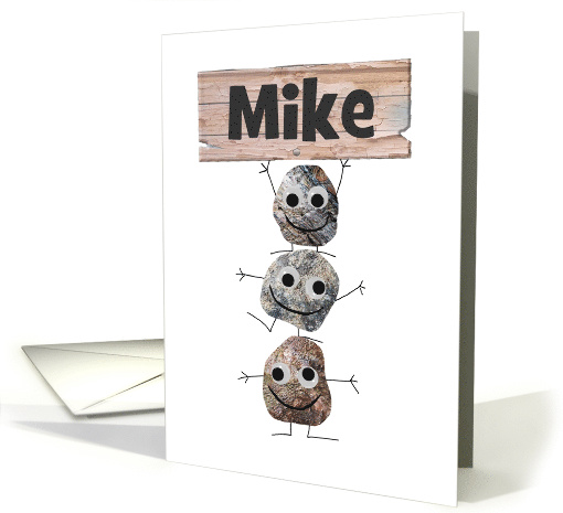 Custom Name Birthday Card, You Rock card (1432630)