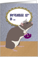 Fancy Rat and Mouse Day, November 12th card