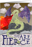 Congratulations, You Are Fierce Like a Dragon card