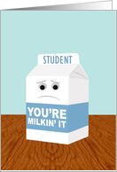 Custom Relation Funny Get Well, You’re Milking’ It card