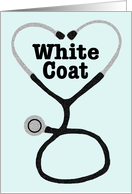 White Coat Ceremony Announcement card