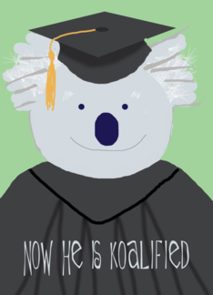 Elementary School Graduation Announcement for Boy