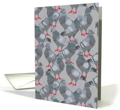 Cool Pigeon Family Reunion Invitation card (1437364)