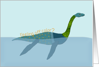 Get Well from Being Under the Weather, Loch Ness Monster card