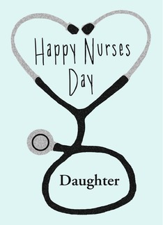 Nurses Day Custom Relationship - Stethoscope Forming a Heart