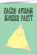 Humorous Birthday Slumber Party Invitation for Kids card