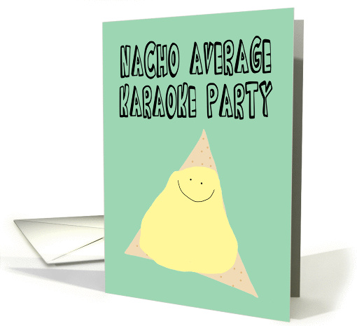 Humorous Karaoke Party Invitation card (1438434)